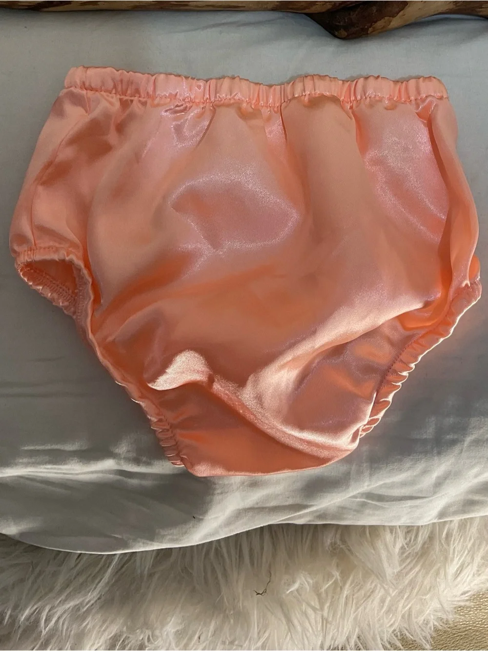 Cat & Jack Baby Girl 3-6M Coral Ruffle Party Dress Matching Bloomers